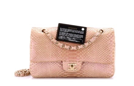 Chanel Classic Double Flap Bag Python Medium - 2