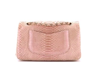 Chanel Classic Double Flap Bag Python Medium - 4