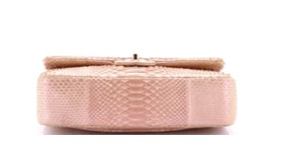 Chanel Classic Double Flap Bag Python Medium - 5