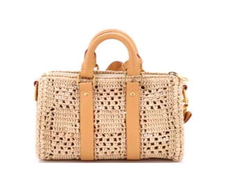 Louis Vuitton Keepall Bandouliere Bag Damier Raffia 25: Louis Vuitton Speedy Bandoulière 25 – Natural Raffia with Leather Trim Lightweight and effortlessly chic, this Louis Vuitton Speedy Bandoulière 25 brings a fresh seasonal twist to a beloved