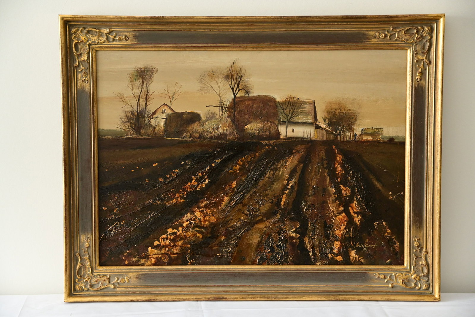 Andreas Csikos - Hofeingang: Andreas Csikos - Hofeingang Andreas Csikos (Ungarn) Hofeingang Öl auf Holz 62 x 81 cm m.R. Andreas Csikos (Hungary) Courtyard Entrance Oil on wood 62 x 81 cm (with frame) 24.4 x 31.9 in (with fra