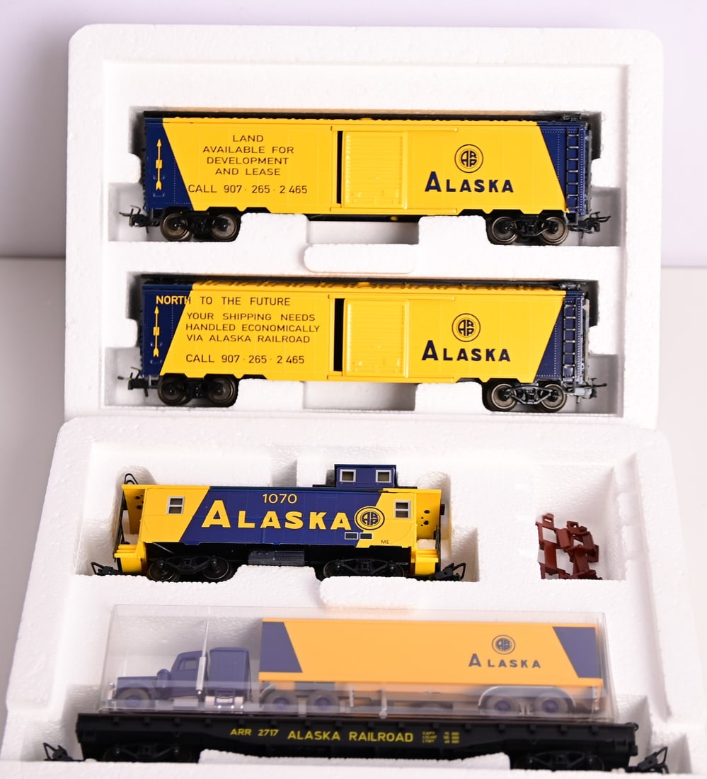 Märklin H0 4857, u. Märklin Spur H0 4858 Güterwagen Set Alaska, in OVP (1 of 4)