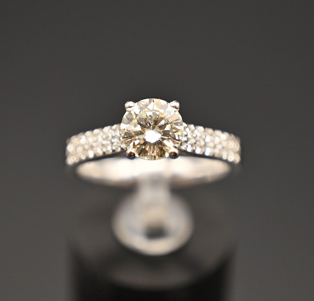 Diamantring mit Zertifikat - 2