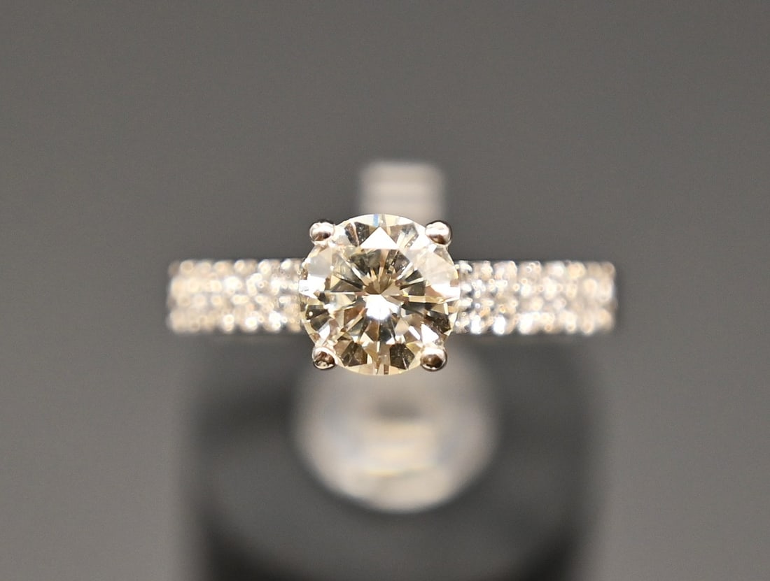 Diamantring mit Zertifikat - 3
