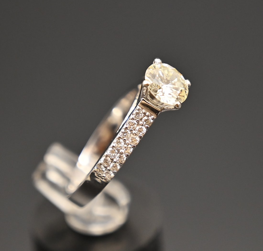Diamantring mit Zertifikat - 4