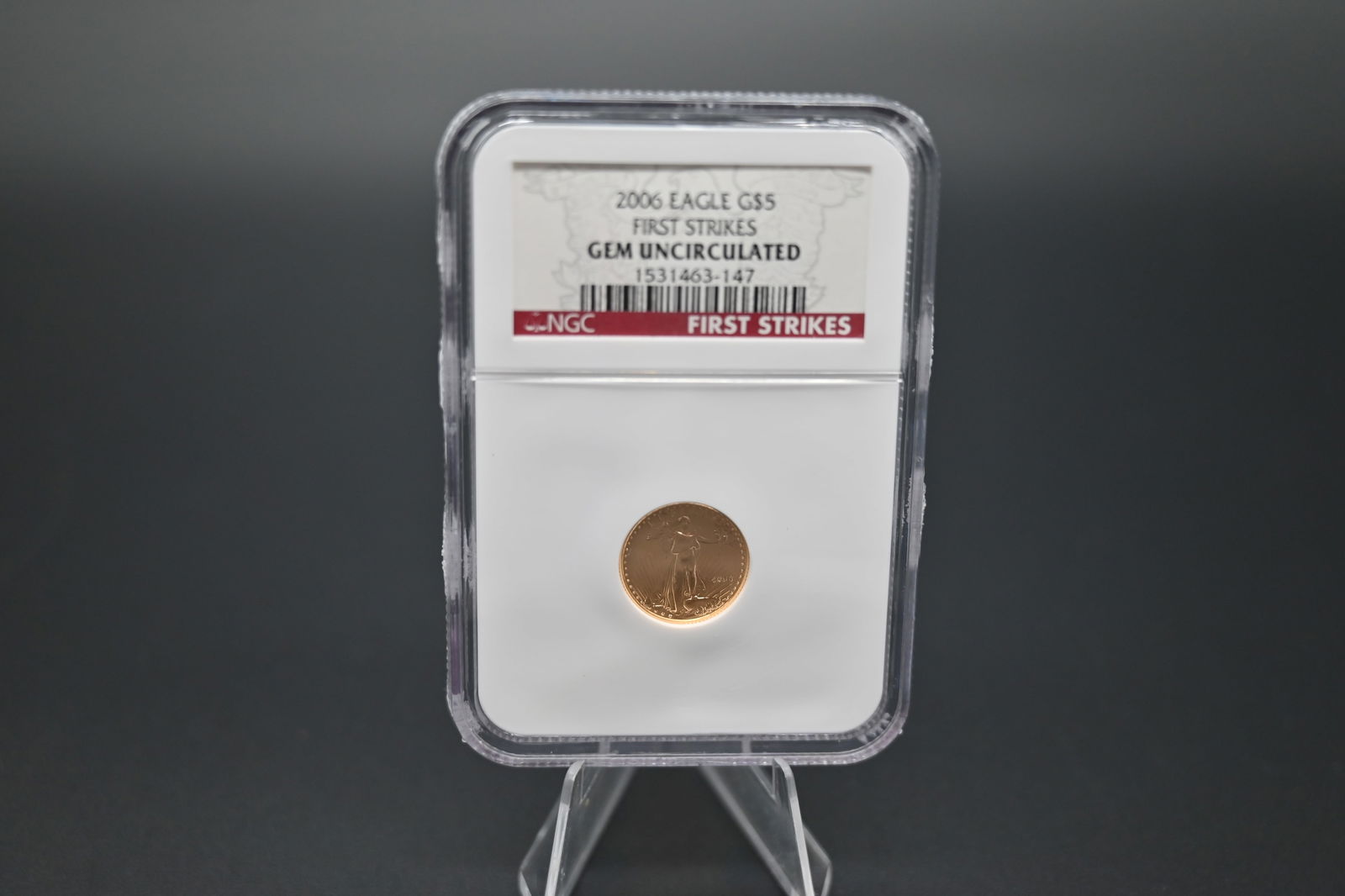 USA 3 x 1/10 Unze Gold, 5 Dollars NGC - 7