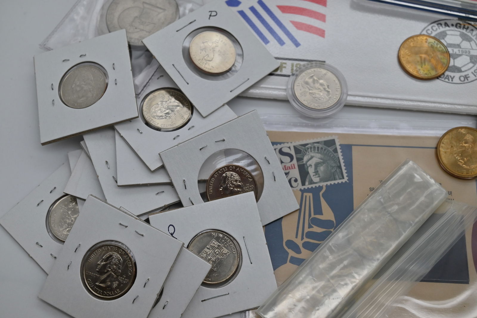 USA Münzen Konvolut mit Silber dabei - 7