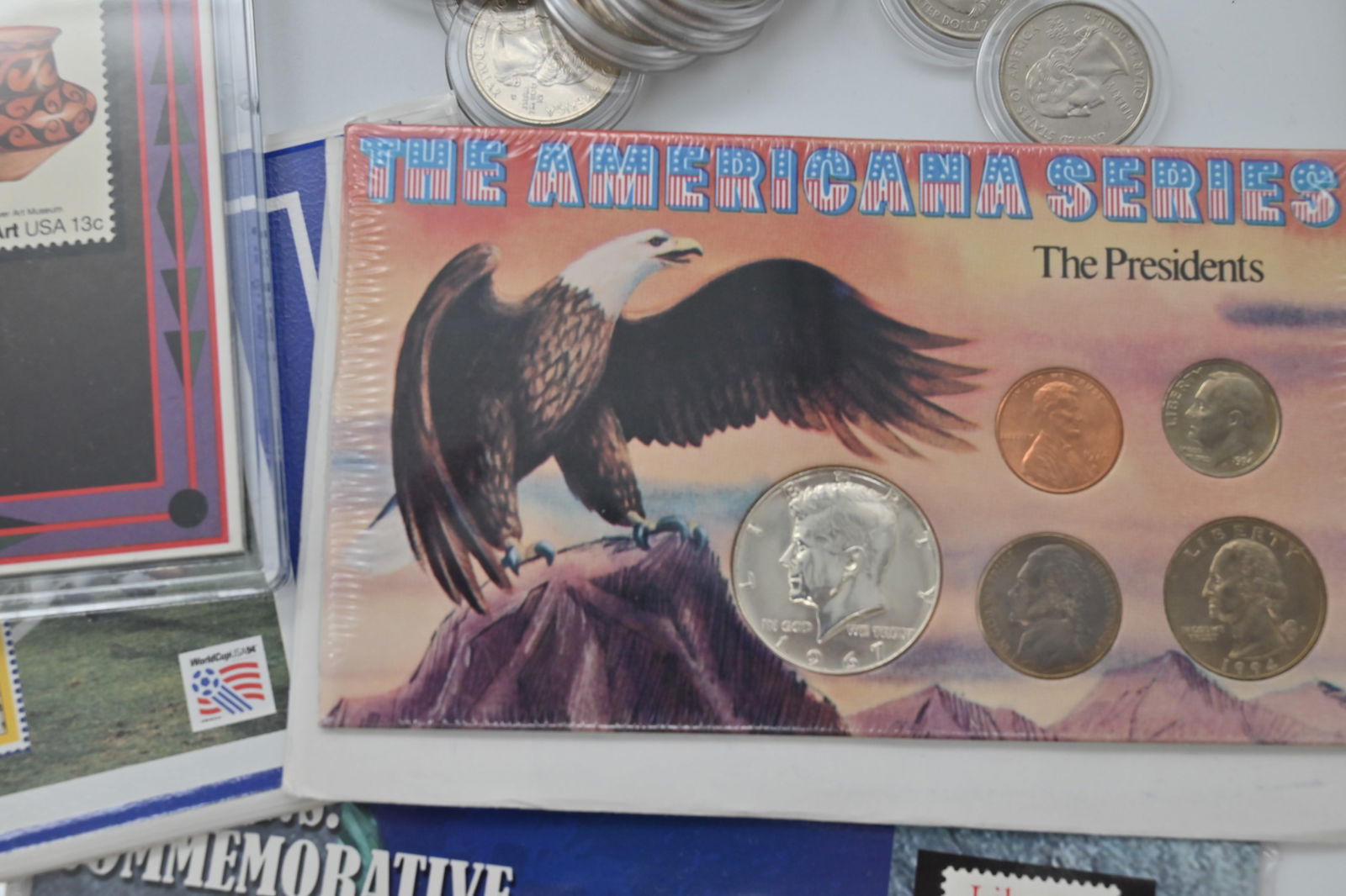 USA Münzen Konvolut mit Silber dabei - 8