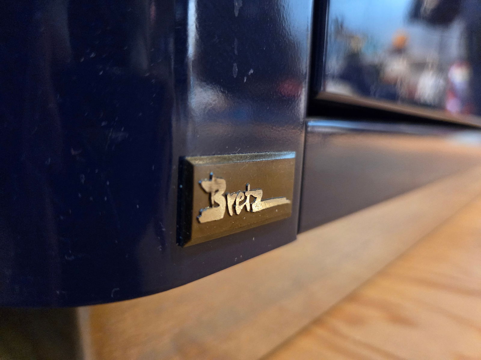 Keith Haring in Zusammenarbeit mit Bretz, Kommode/Sideboard Metall Blau, Ende 1990 - 7