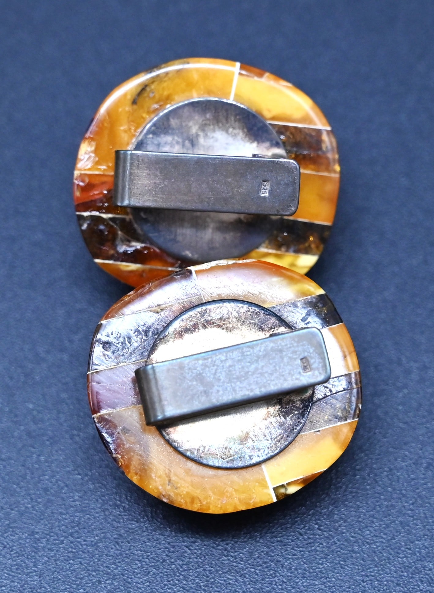 Made to Order Bernsteinschmuckset - Kette und Ohrklipps von UTE DAMBROWSKI DESIGN - 7