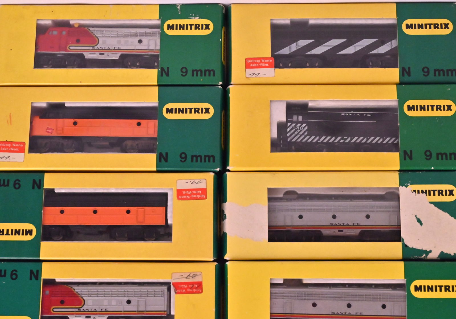 Großes Konvolut mit Minitrix Spur N, in OVP - 2
