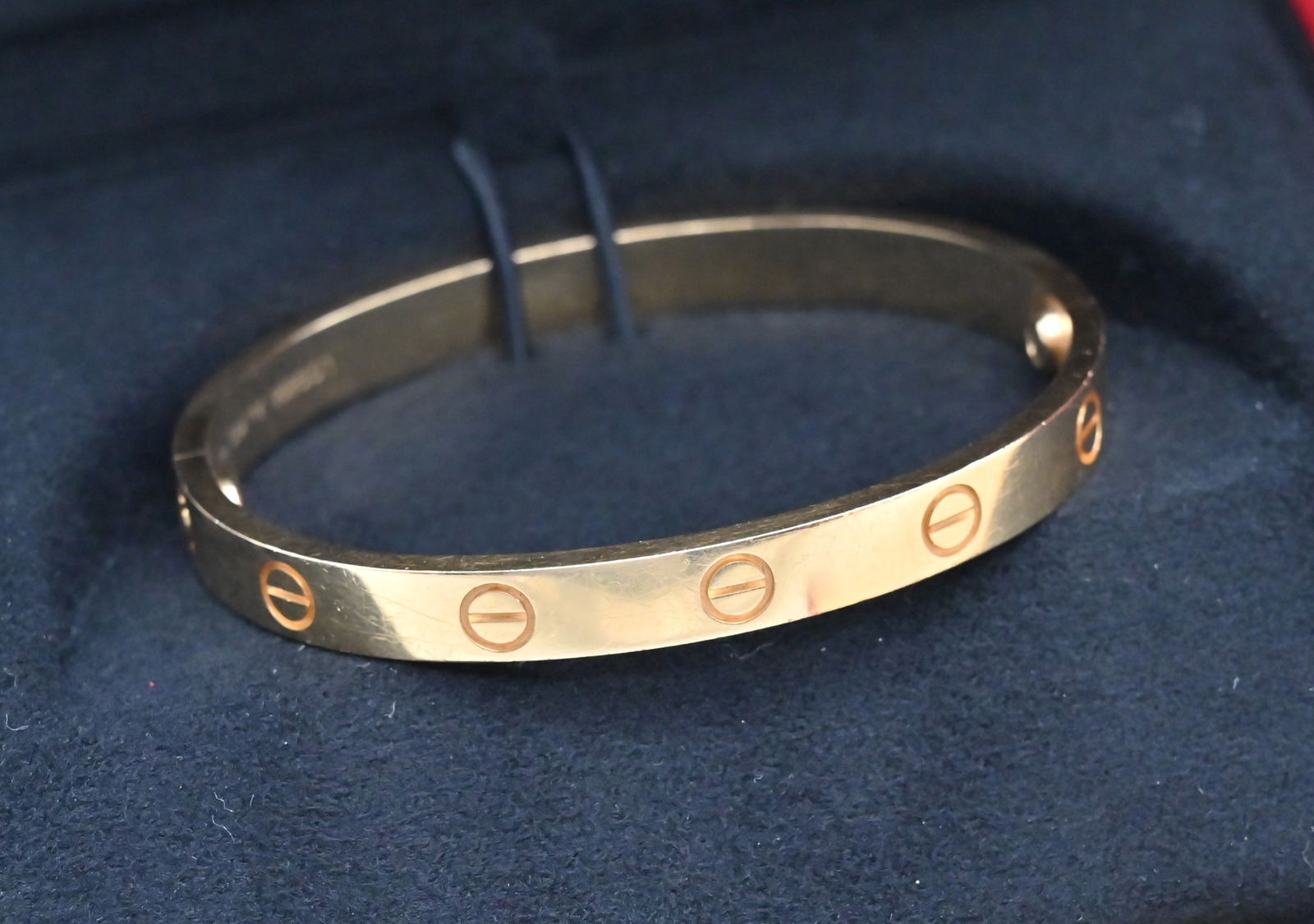 Cartier "Love Armreif" Klassisches Model; Größe 17 cm - 5