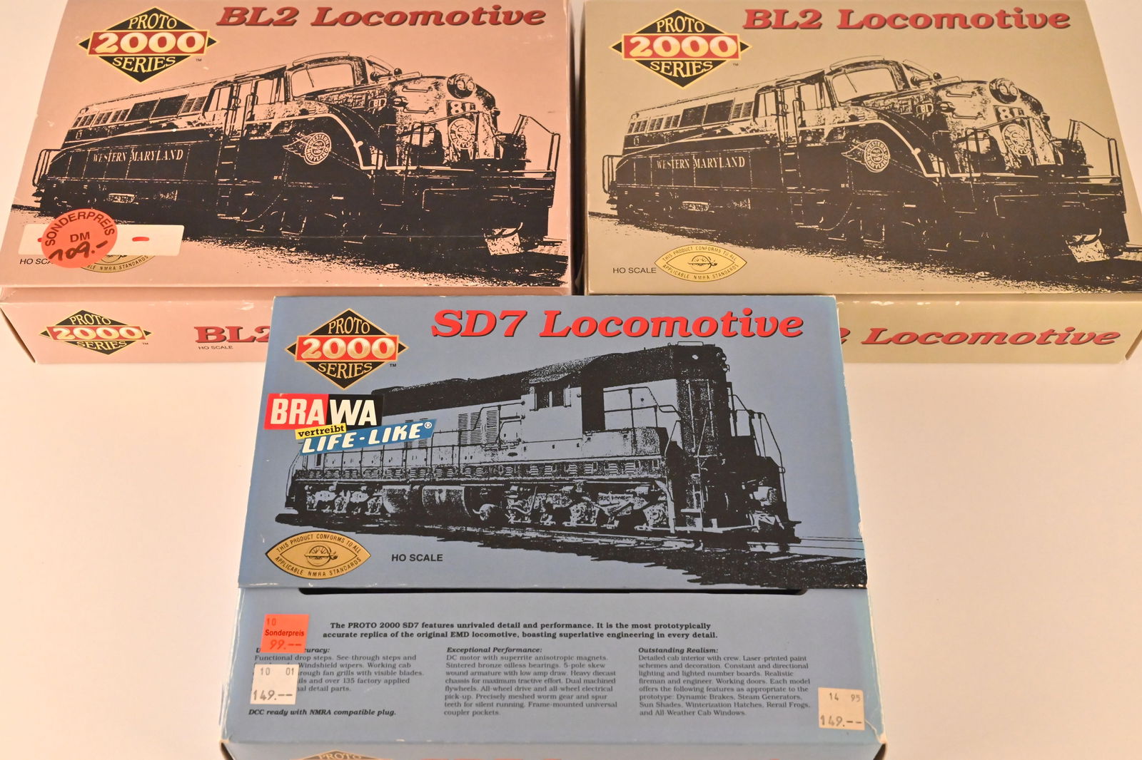 Walthers Proto H0 3 x Diesellok in OVP (1 of 6)