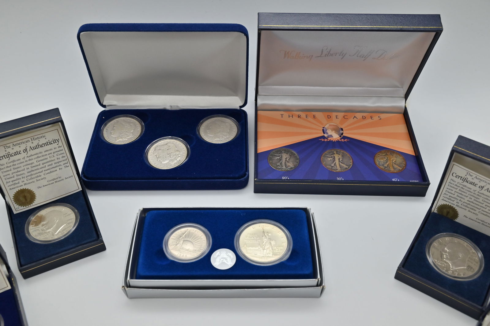 USA Münzen Konvolut von “The American Historic Society” - 2