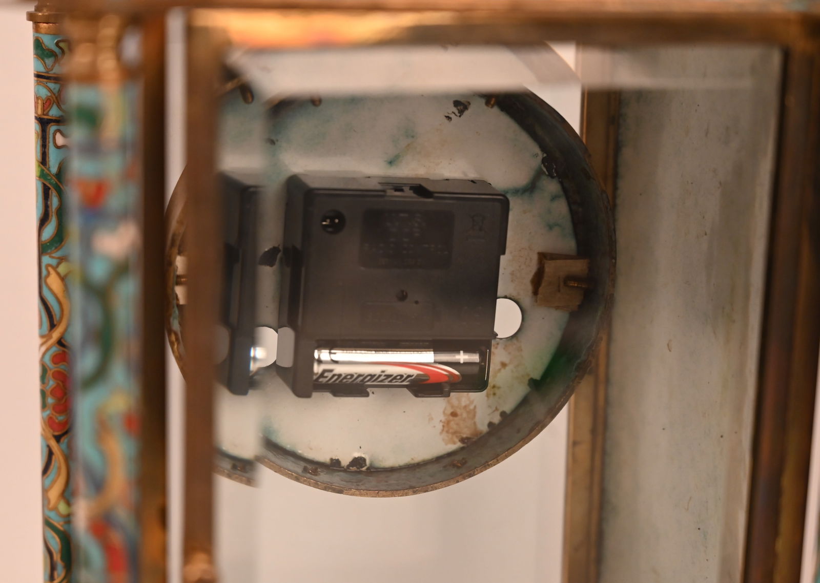 Cloisonne Mantel Uhr - 8