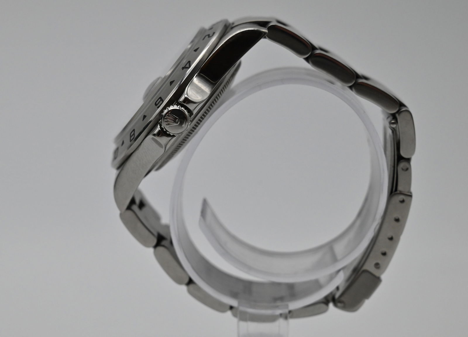 Rolex Explorer II, Herren Armbanduhr. Ref. 16570 - Schwarz Stahl Automatik. - 3