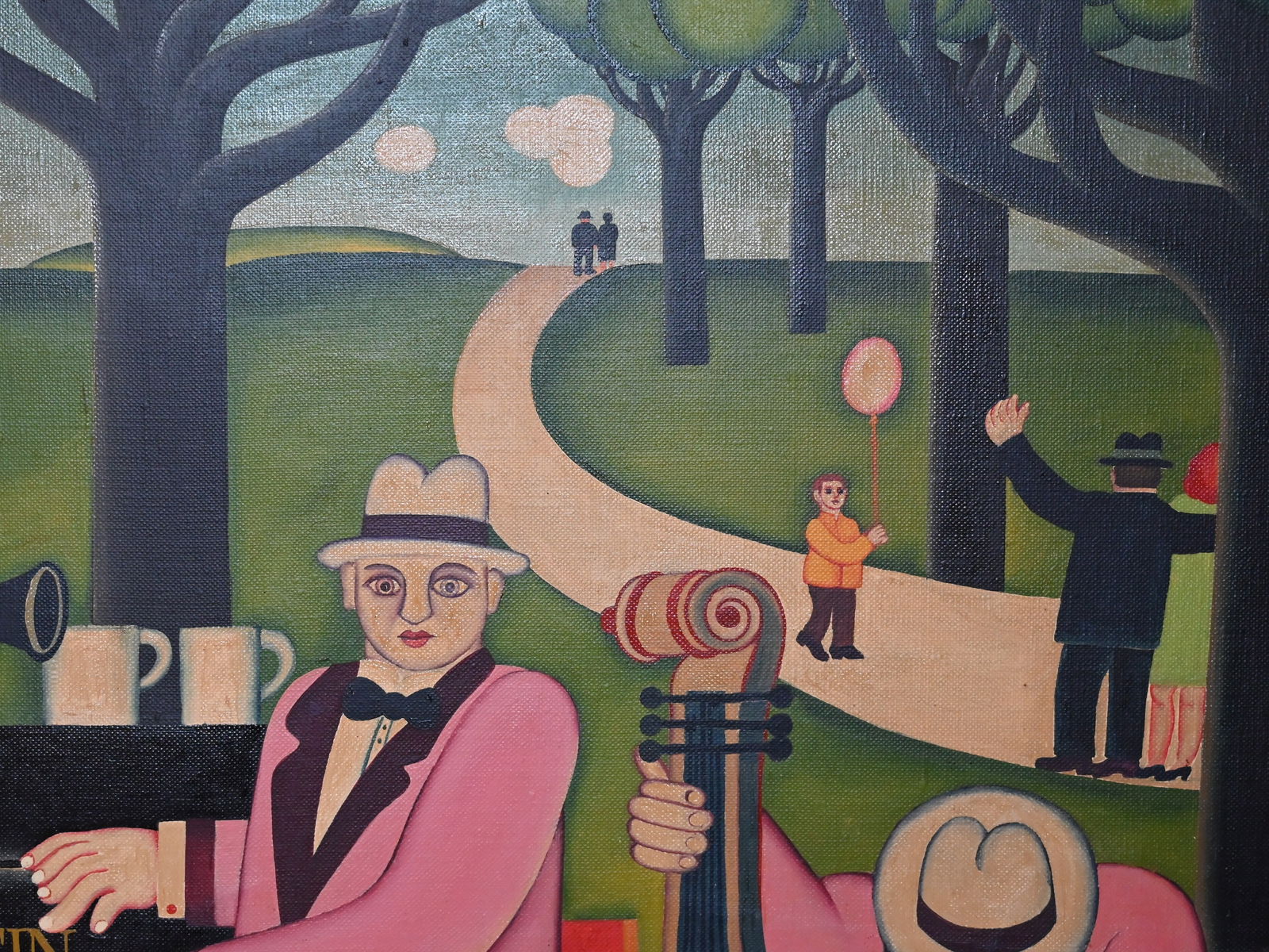 Maria Kloss (1940) - "Cafe im Park" 1970 - 4