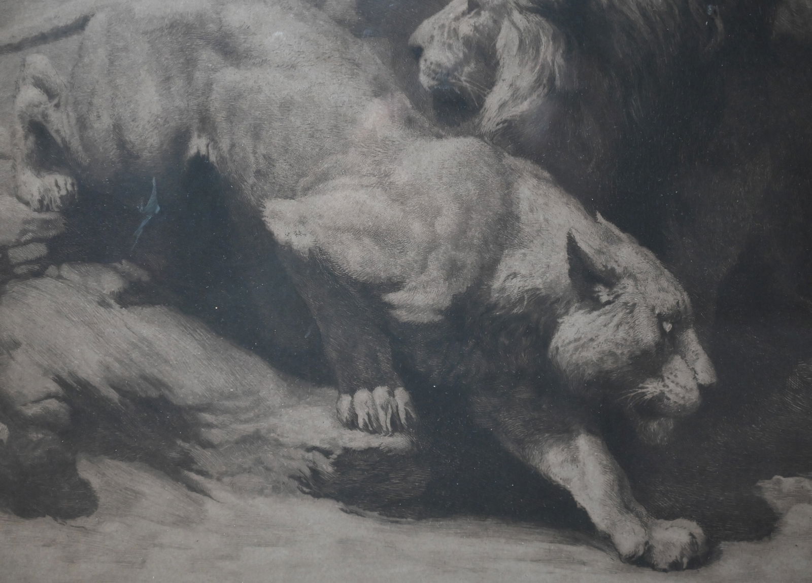 Simon Harmon Vedder (1866-1937) - Radierung: Flucht nach Ägypten, um 1900 - 2