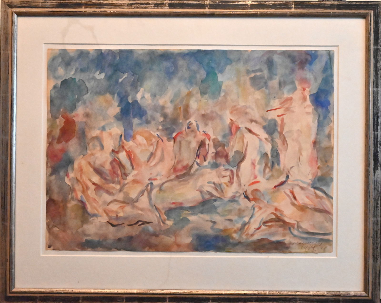 Manfred Henninger (1894–1986): Badende am See I & II (1 of 2)