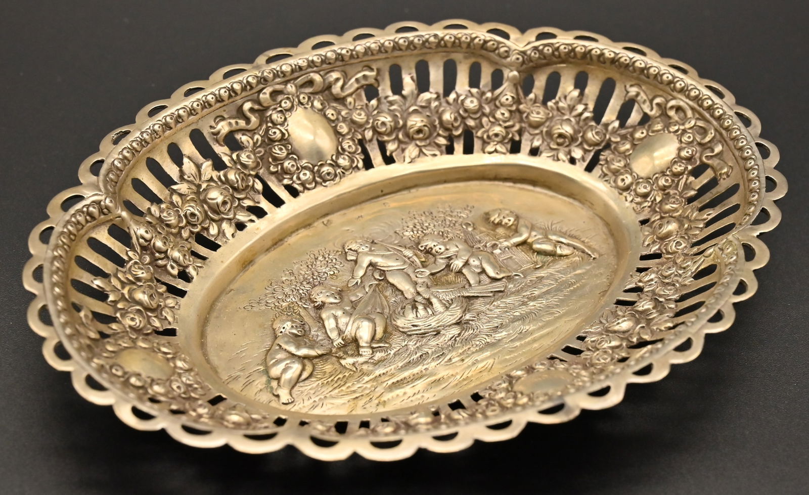 800er Silber Schale (1 of 4)