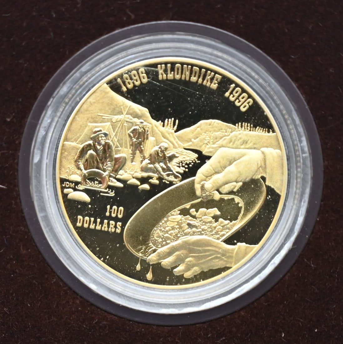 Kanada 100 Dollar aus dem Jahr 1996 Goldmünze: Kanada 100 Dollar aus dem Jahr 1996 Goldmünze Im Original-Etui mit Zertifikat.585 GoldIn original case with certificate.585 gold
