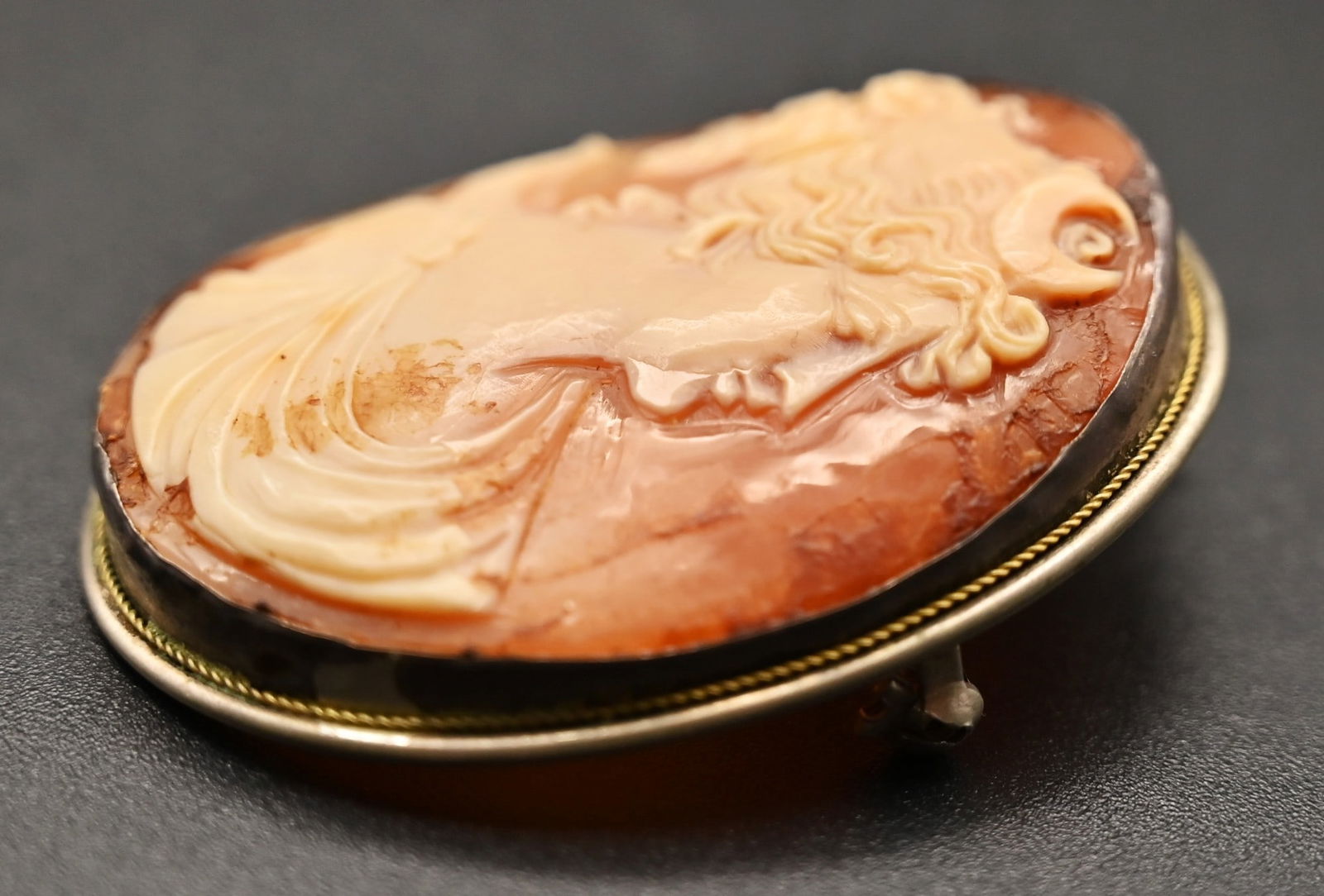 Konvolut Modeschmuck aus Brosche und Kette - 4