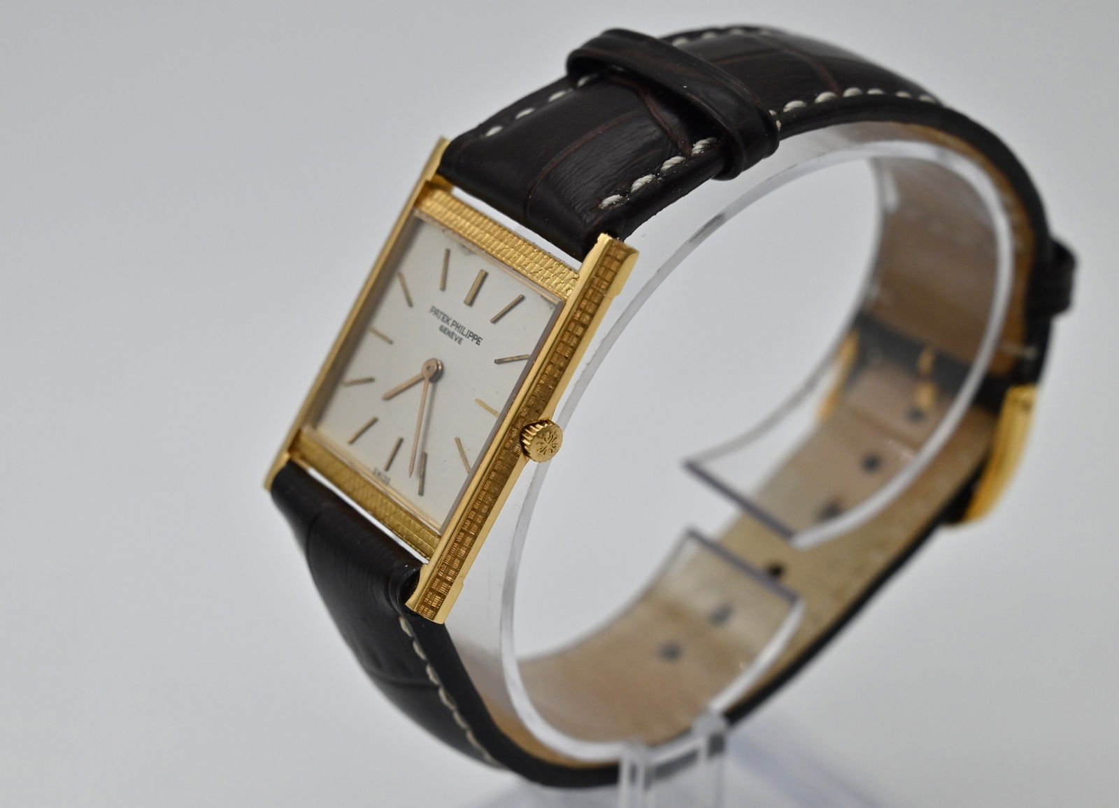 Patek Philippe Geneve Herren Armbanduhr, 18kt Gelbgold - Handaufzug - 2