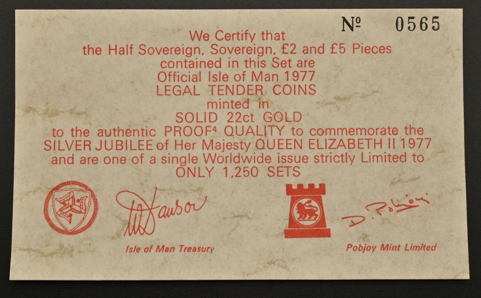 Isle of Man Goldmünzen - 2