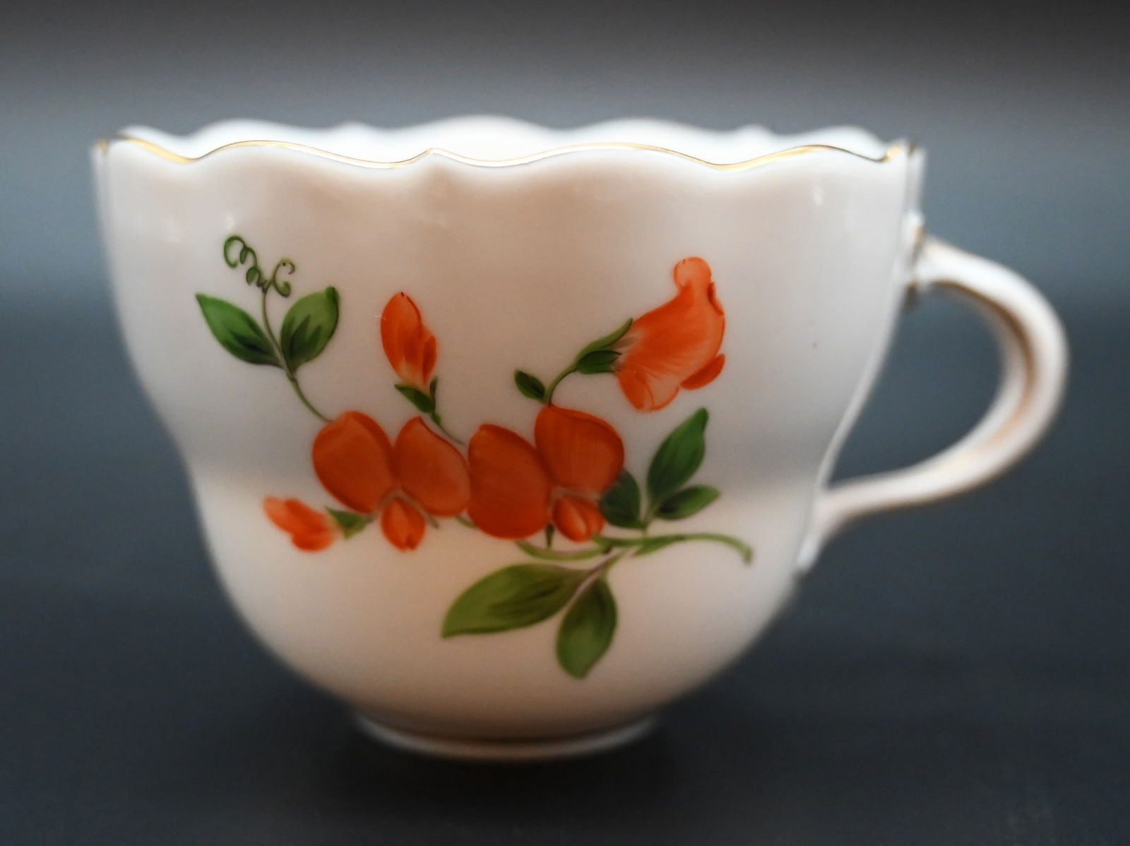 Meissen Blumenmuster Kaffeset für 6 Personen 3.Wahl - 12