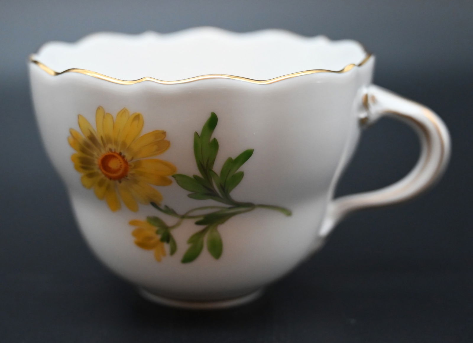 Meissen Blumenmuster Kaffeset für 6 Personen 3.Wahl - 14