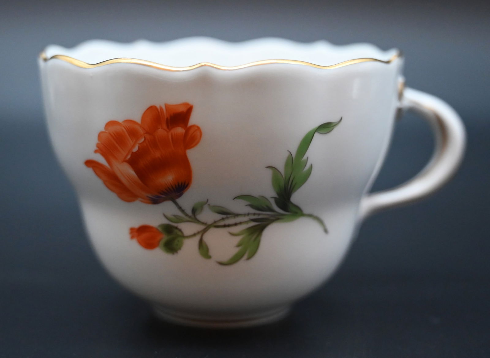 Meissen Blumenmuster Kaffeset für 6 Personen 3.Wahl - 16