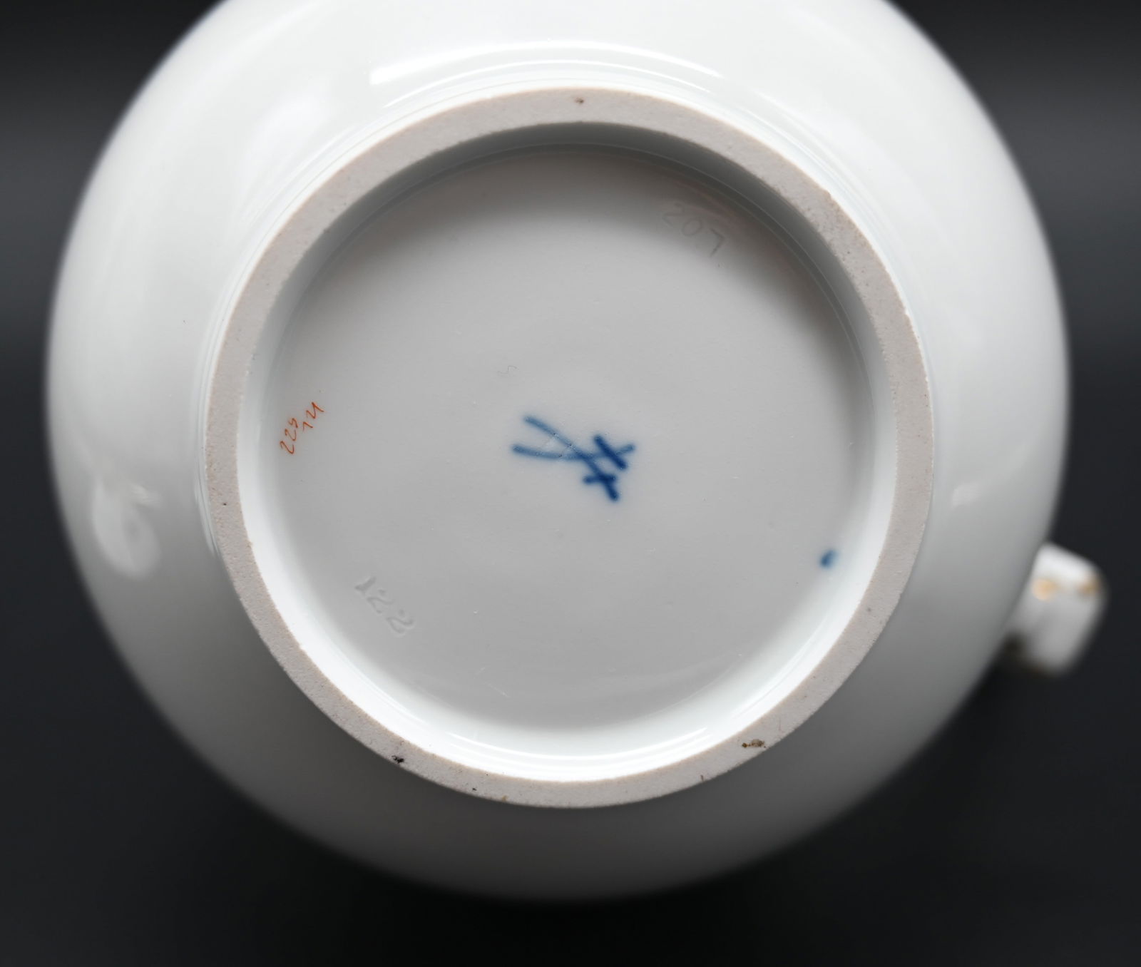 Meissen Blumenmuster Kaffeset für 6 Personen 3.Wahl - 8