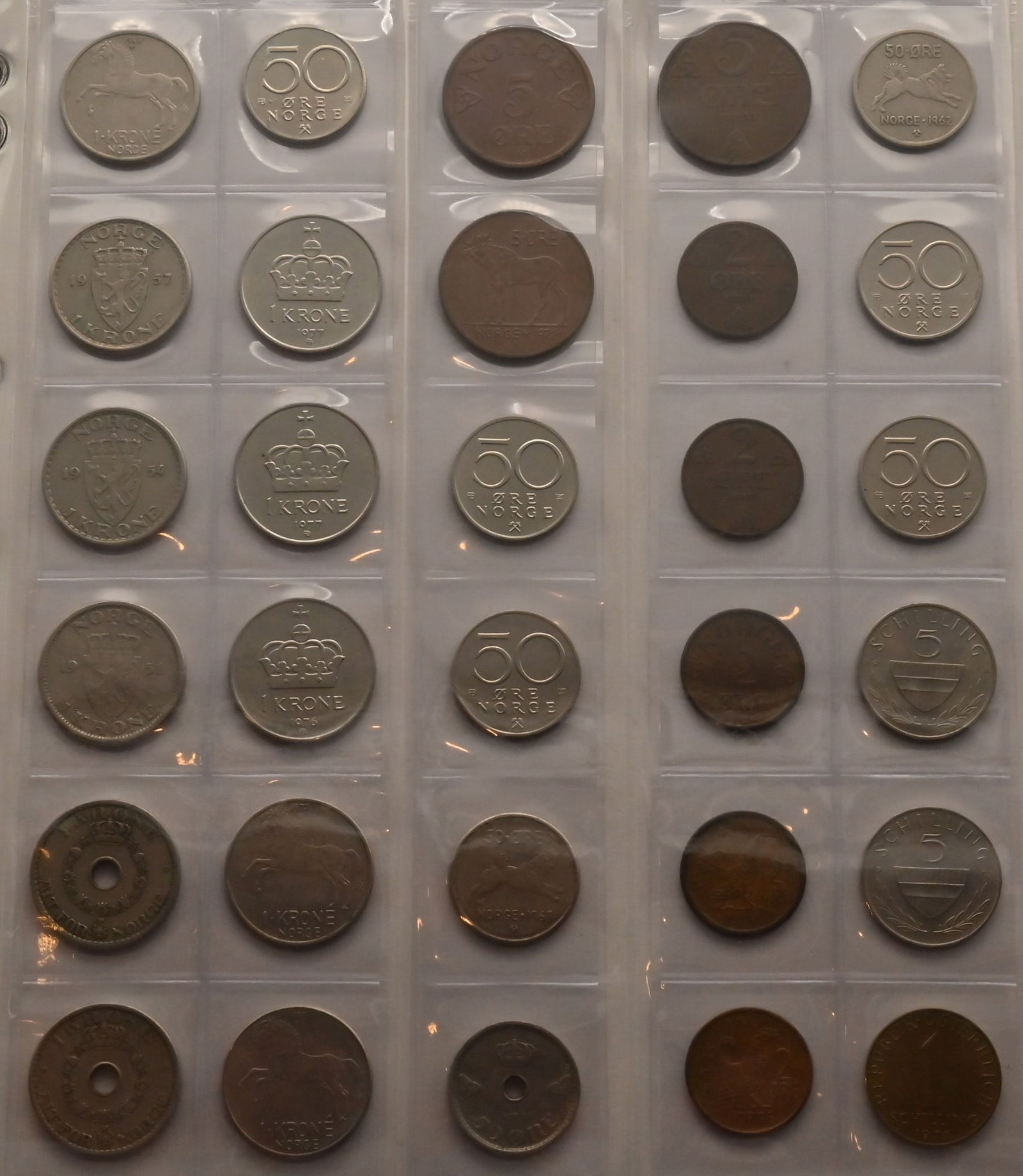 Münzen Konvolut im Album, aus Europa, Afrika und Asien - 10