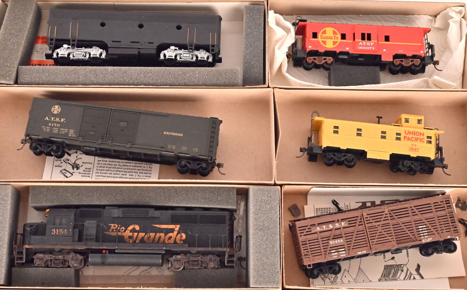 ATHEARN Modelleisenbahn H0, Gr.. Konvolut. - 5