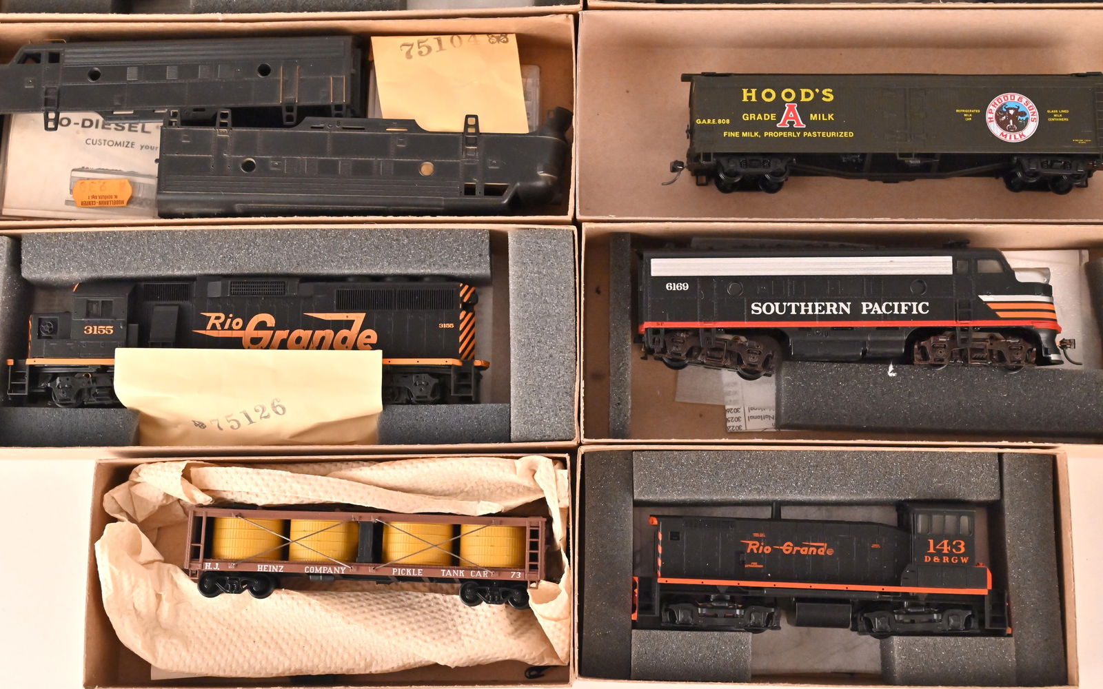 ATHEARN Modelleisenbahn H0, Gr.. Konvolut. - 7