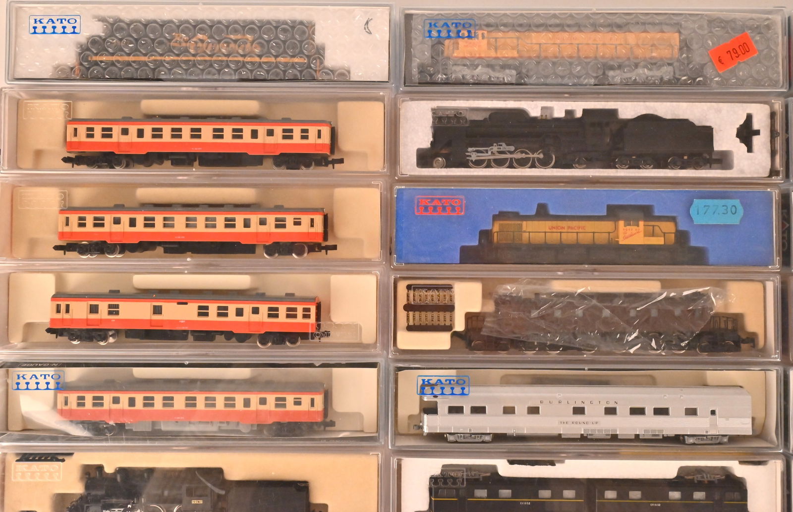 KATO Modelleisenbahn 25 Tlg. Konvolut, Spur N - 2