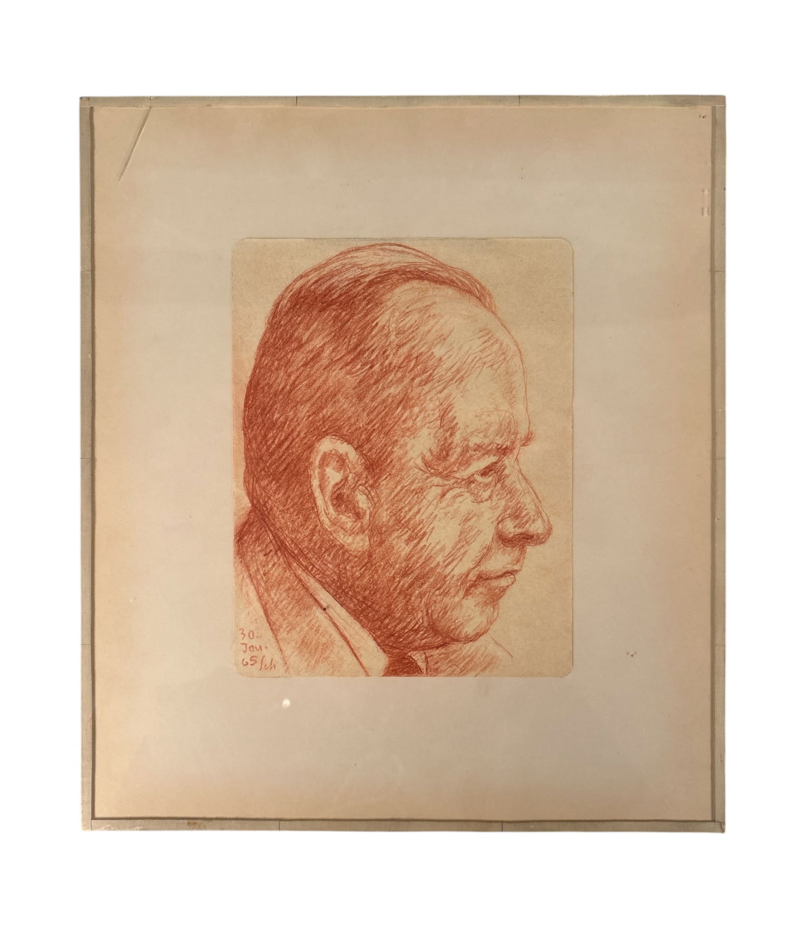 Schäffer -Portrait Dr. Erasmus Steyer 1965 (1 of 1)