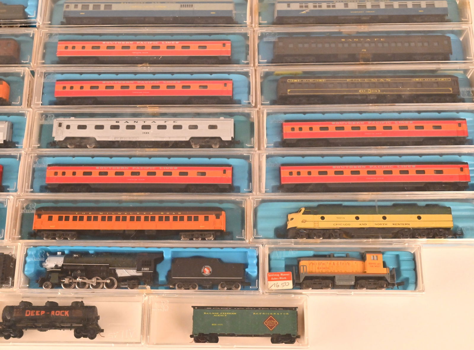 Rivarossi Modelleisenbahn 33 Tlg. Konvolut, Spur N - 5