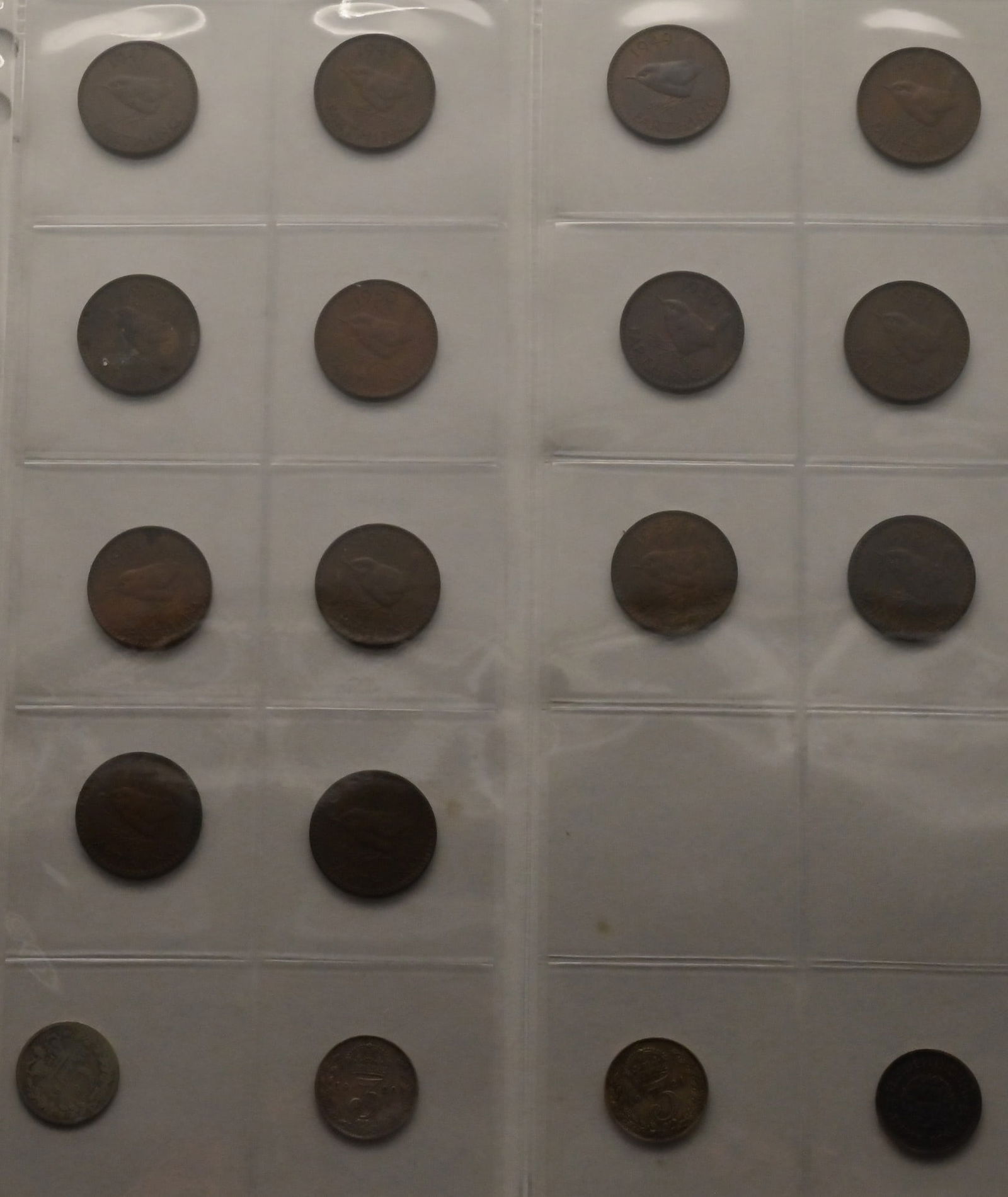 Großbritannien Sammlung mit Half Penny, One Penny ab 1861 bis 1967, u. a - 3