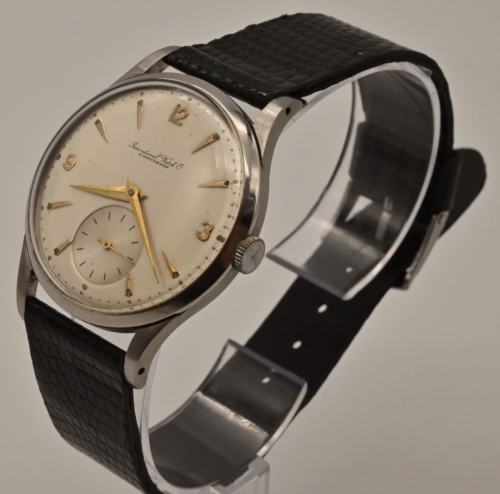 Herrenarmbanduhr IWC Calatrava Handaufzug Kal. 88 kleine Sekunde - 2