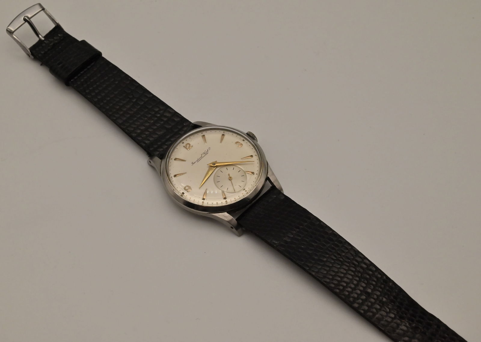 Herrenarmbanduhr IWC Calatrava Handaufzug Kal. 88 kleine Sekunde - 5