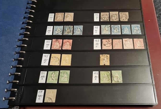 Schweizer Briefmarken Sammlung - 10