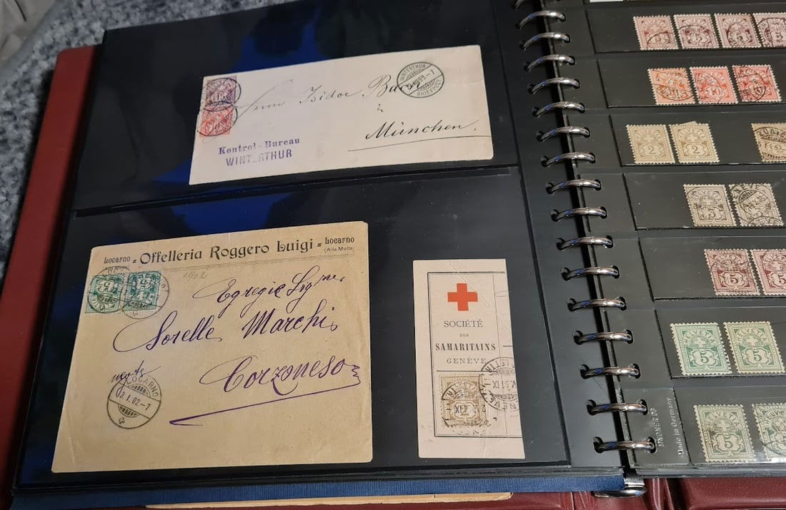 Schweizer Briefmarken Sammlung - 15