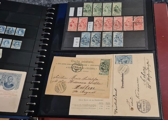 Schweizer Briefmarken Sammlung - 17