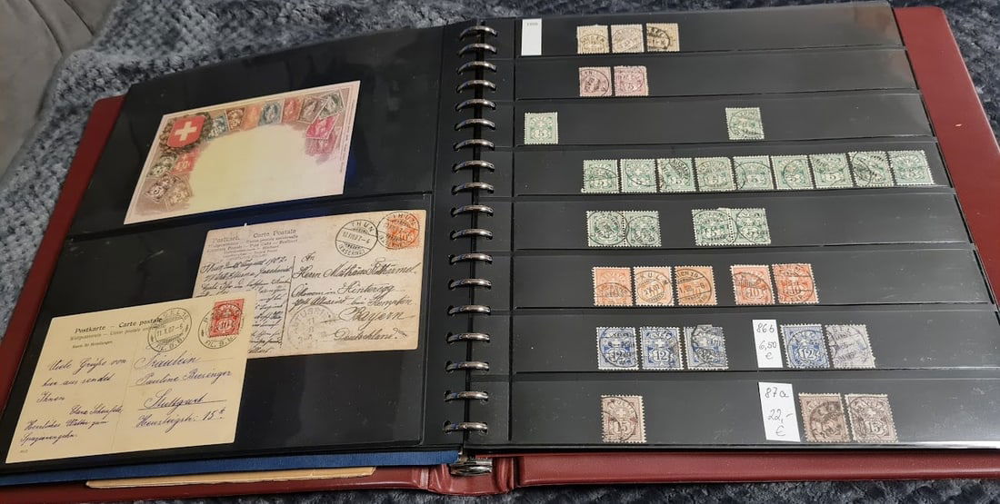 Schweizer Briefmarken Sammlung - 18