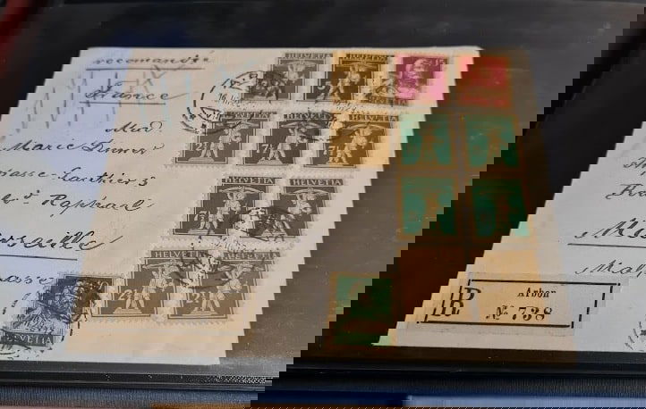 Schweizer Briefmarken Sammlung - 19