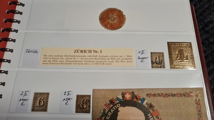 Schweizer Briefmarken Sammlung - 2