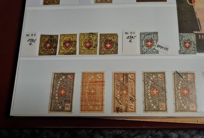 Schweizer Briefmarken Sammlung - 5