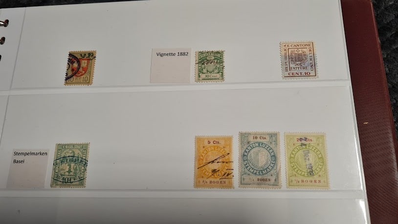 Schweizer Briefmarken Sammlung - 6