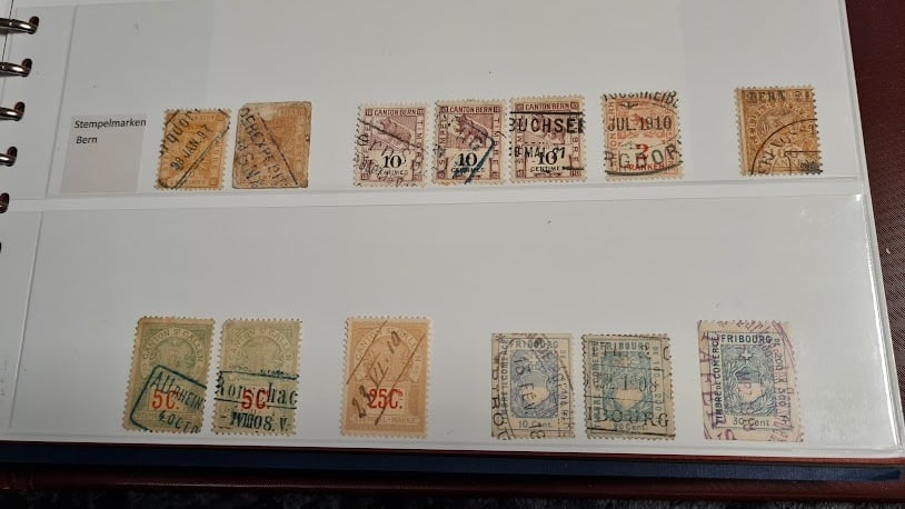 Schweizer Briefmarken Sammlung - 7